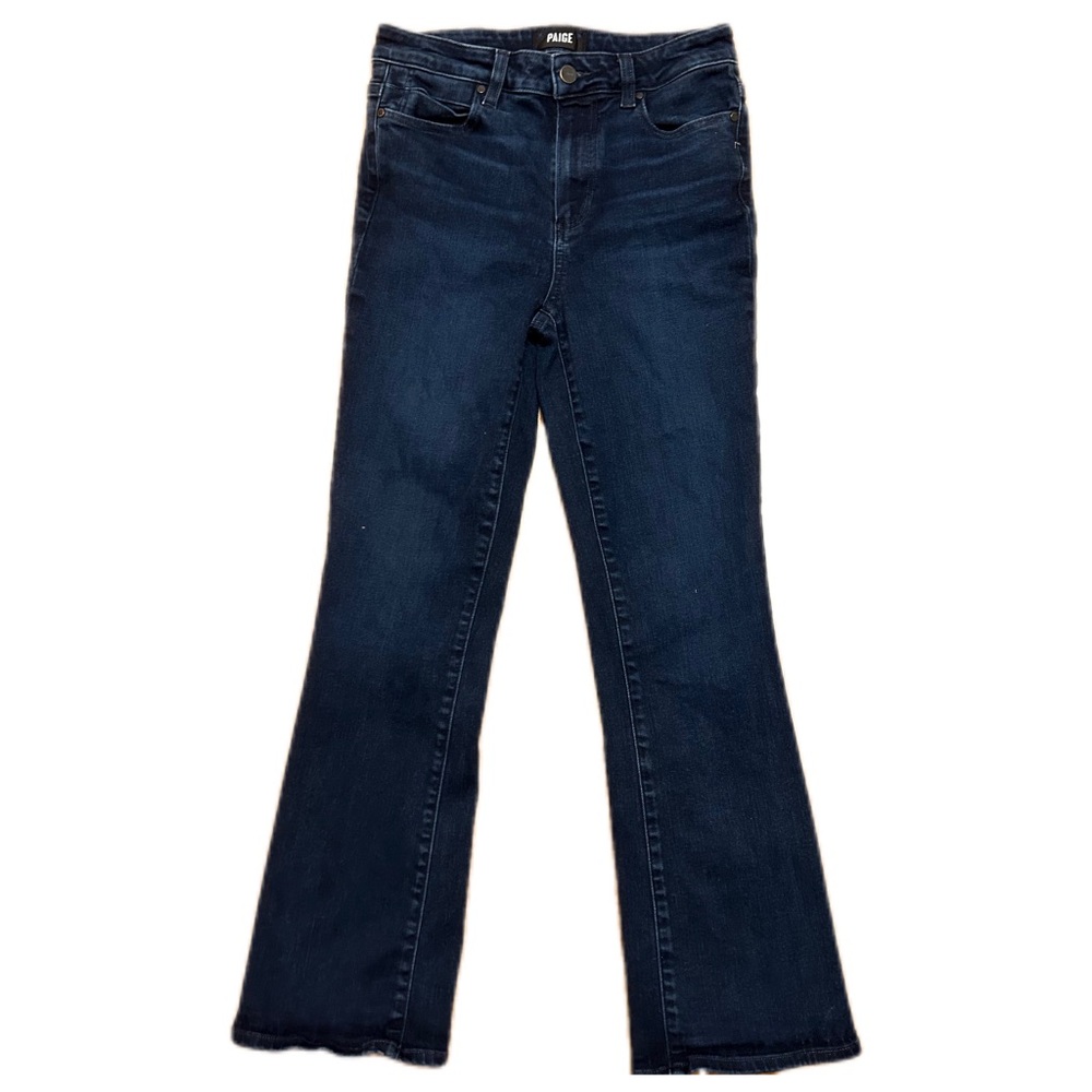 Paige Claudine Dark Wash Cropped Jeans